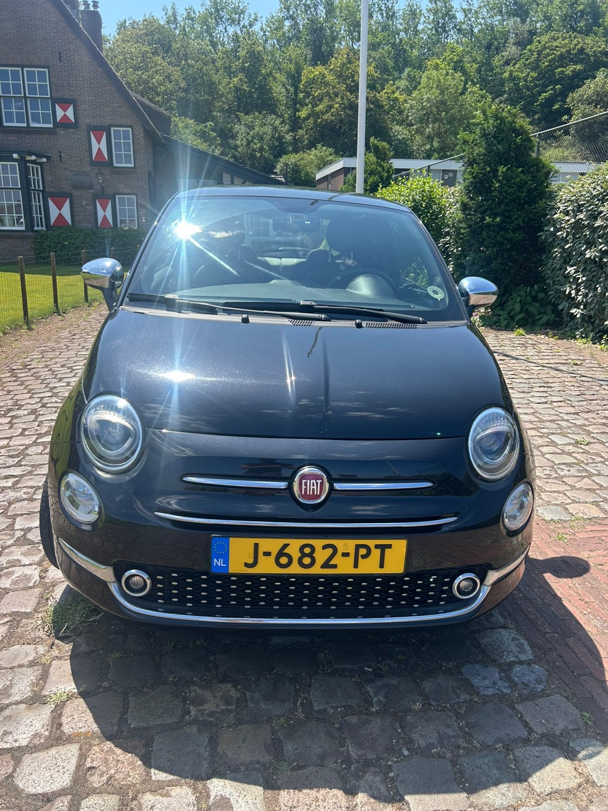 Foto 3 van Fiat 500 1.2 star 4 clininder, 2019, ECC, Zwart