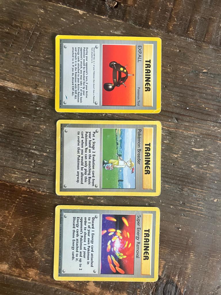 Pokémon Trainer Kaarten Set - EXPAAL, Breeder, Super Energy, Ophalen of Verzenden, Zo goed als nieuw, Meerdere kaarten