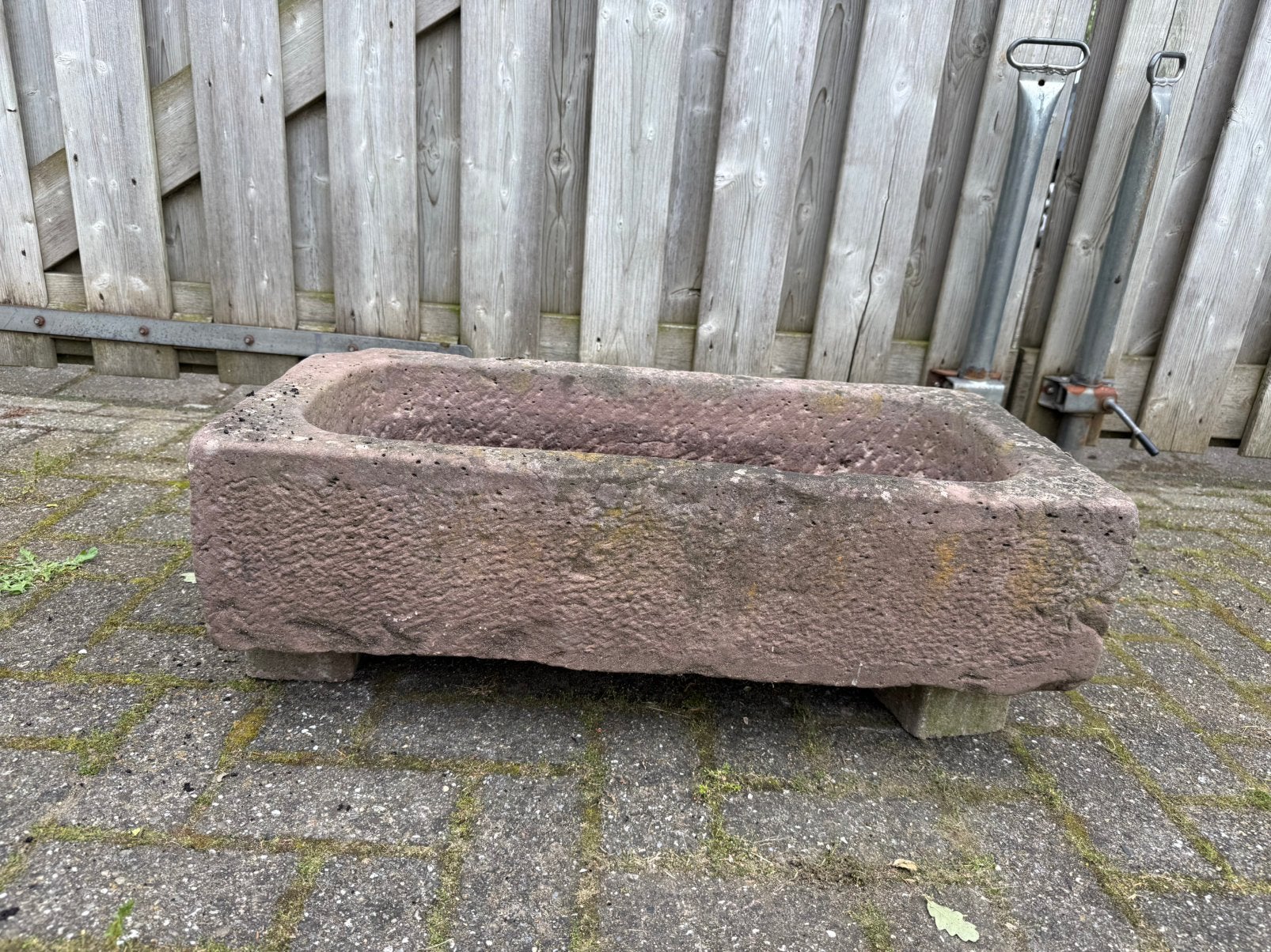 Mooie bentheimer bloembak trog, Tuin en Terras, Ophalen, Rond, Hout