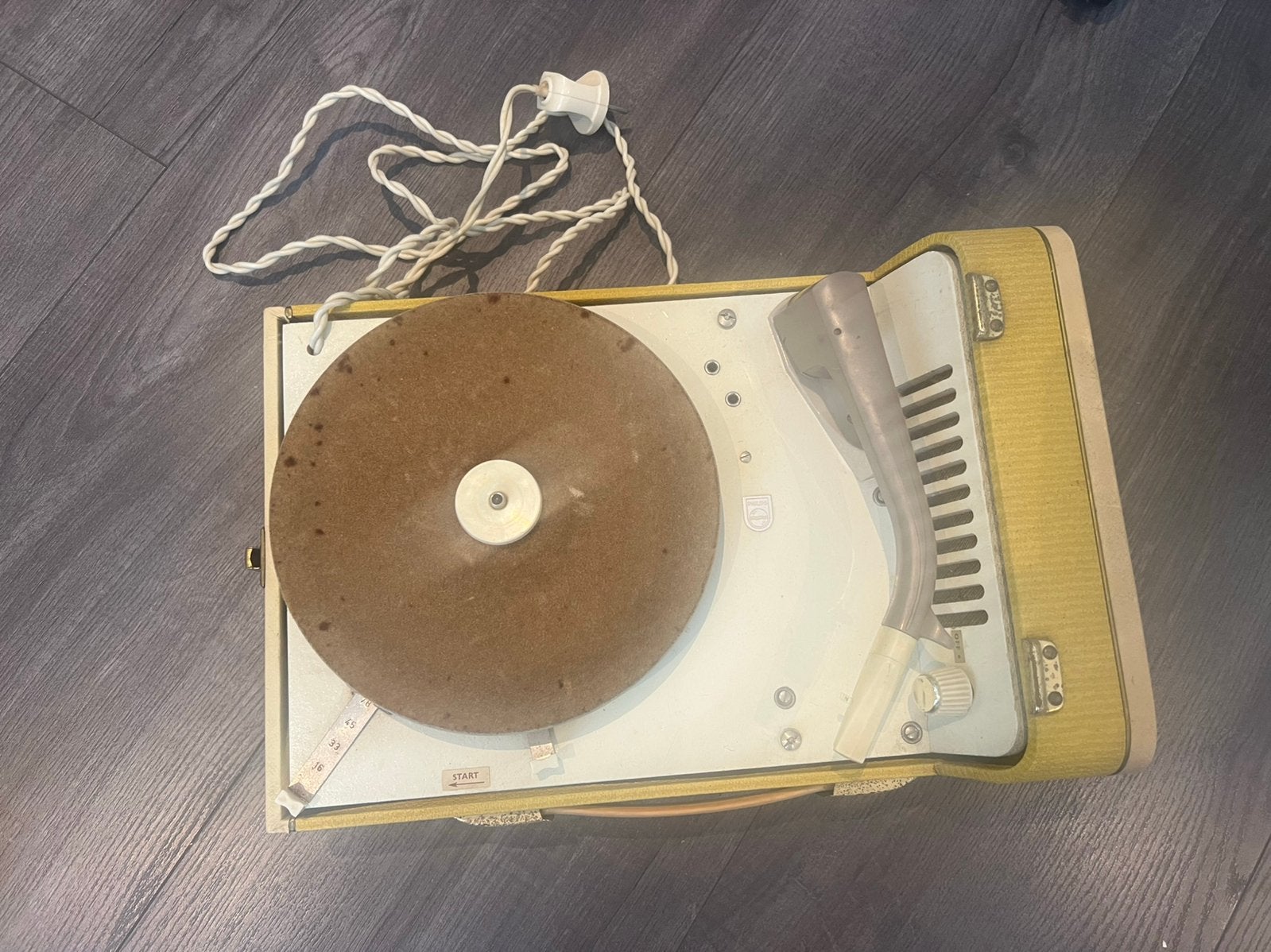 Philips AG 9146 geel, Ophalen of Verzenden, Audio en Video