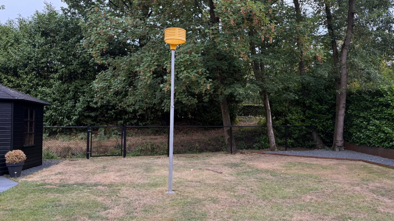 Korfbalpaal met grondplaat, verstelbaar, inclusief korf, Ophalen, Gebruikt, Korf of Paal