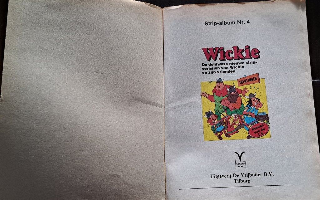 Wickie - Stripalbum Nr.4 - Inentingen, Eén stripboek, Ophalen of Verzenden, Gelezen
