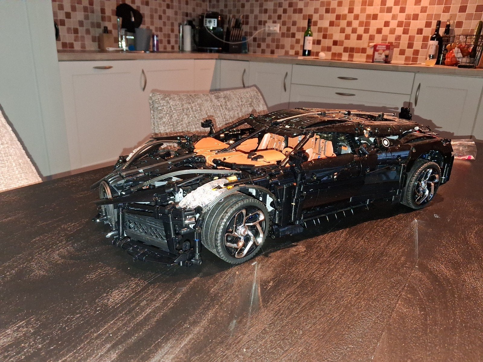 Mould King 13163 Bugatti Chiron Technic Modelbouwset lego, Overige merken, Auto, Groter dan 1:32, Nieuw