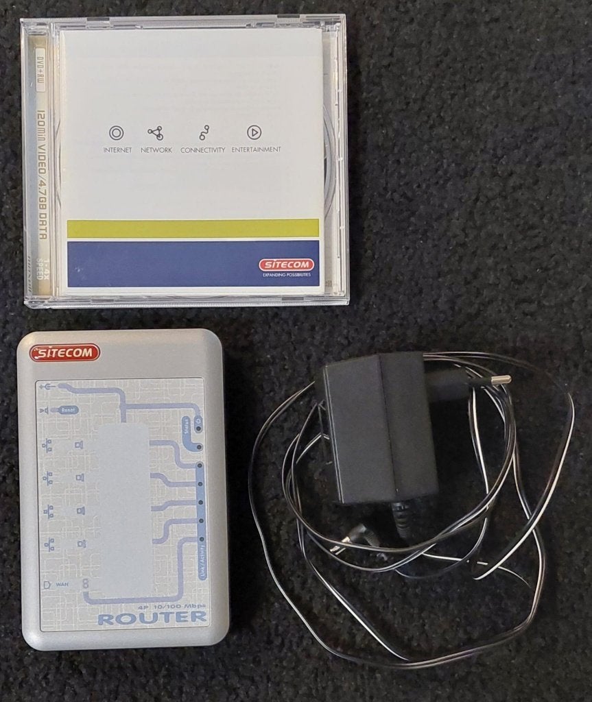 Sitecom 4P 10/100 Mbps Router, Ophalen of Verzenden, Gebruikt, Router, Sitecom