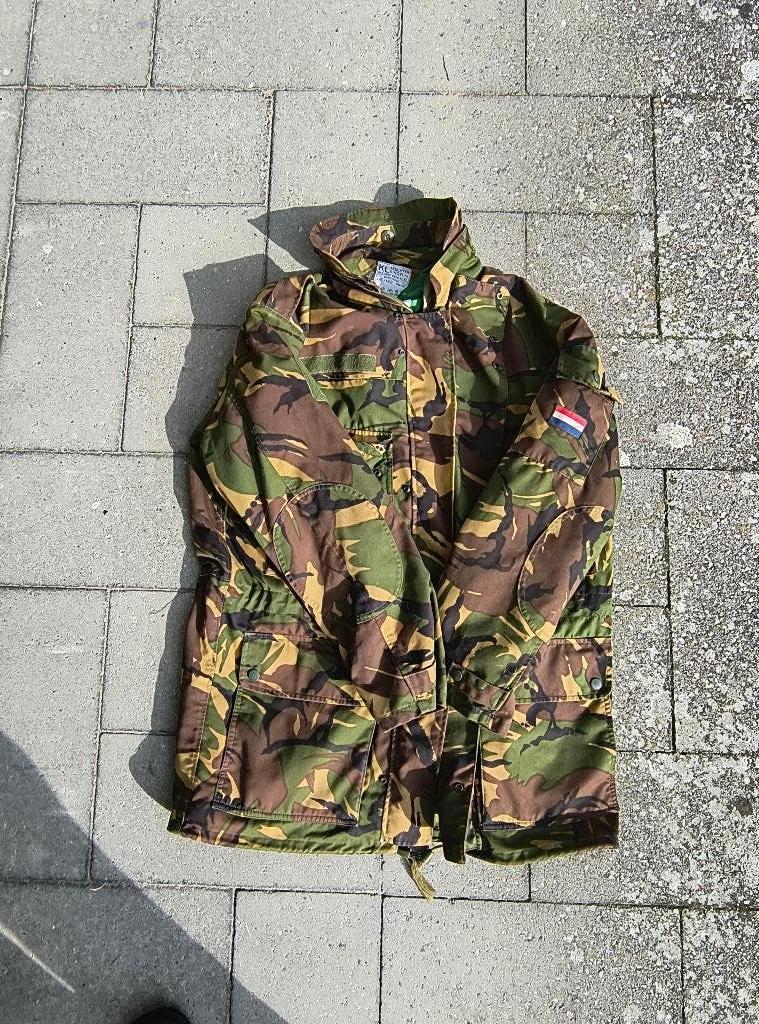 Camouflage jas, Verzenden, Landmacht, Nederland, Kleding of Schoenen
