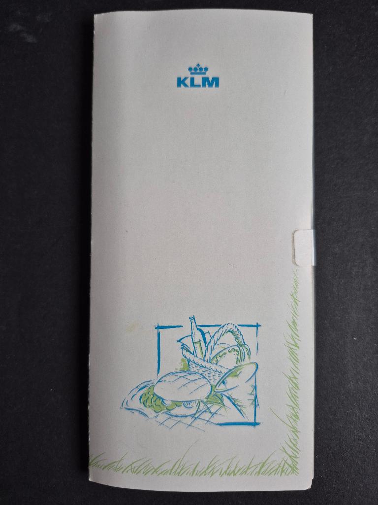 KLM mapje met servet (K1211), Verzamelen, Ophalen of Verzenden, Zo goed als nieuw, Overige typen
