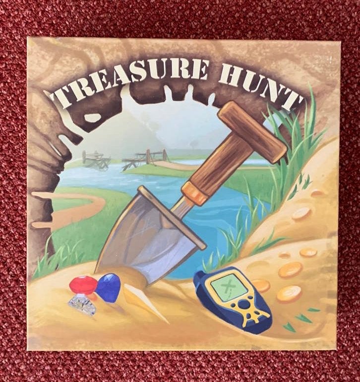 Treasure Hunt bordspel van René van den Berg Geocaching, Ophalen of Verzenden, Zo goed als nieuw