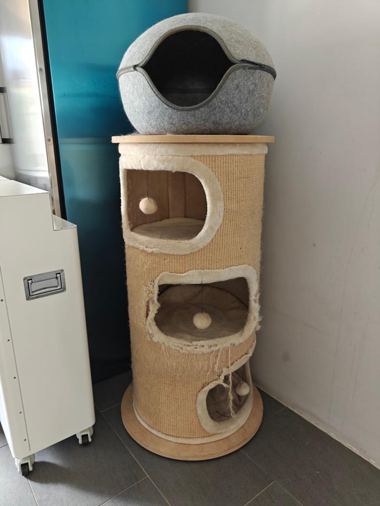Krabpaal/ton, hoog model, Dieren en Toebehoren, Katten-accessoires, Ophalen, Gebruikt