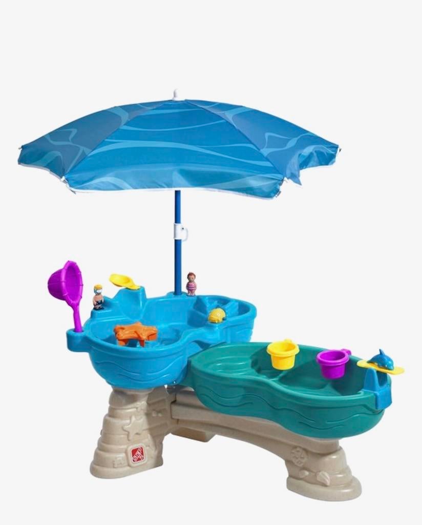 Step2 Spill & Splash Seaway Water Tafel met Parasol, Ophalen of Verzenden, Zo goed als nieuw, Nvt, Nvt