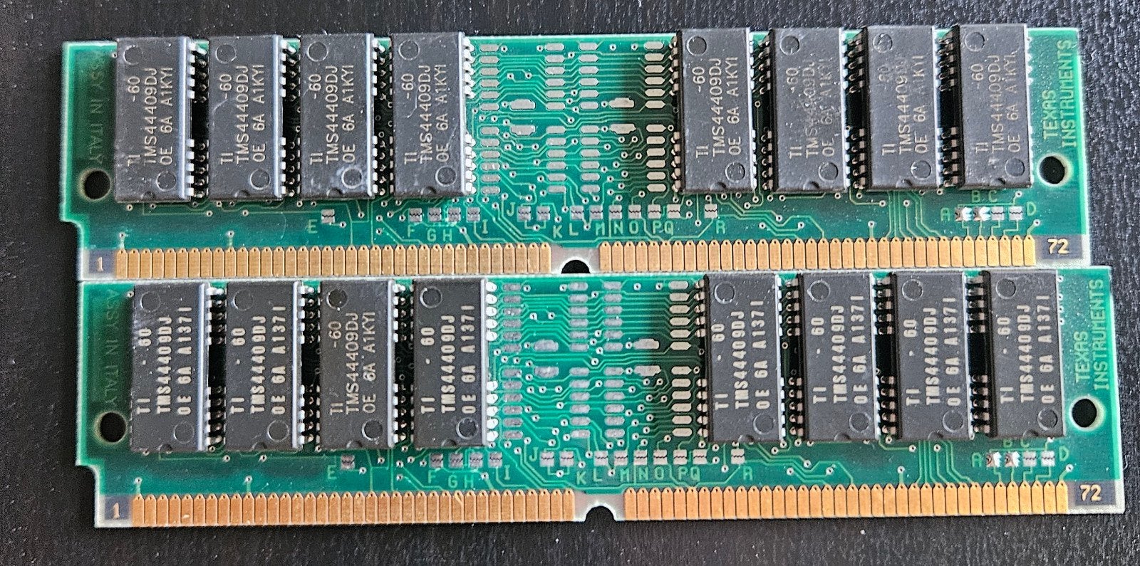 Set van 2x 4MB 72-pin SIMM RAM (8MB Totaal) 60ns FPM, Ophalen of Verzenden, Zo goed als nieuw, Desktop