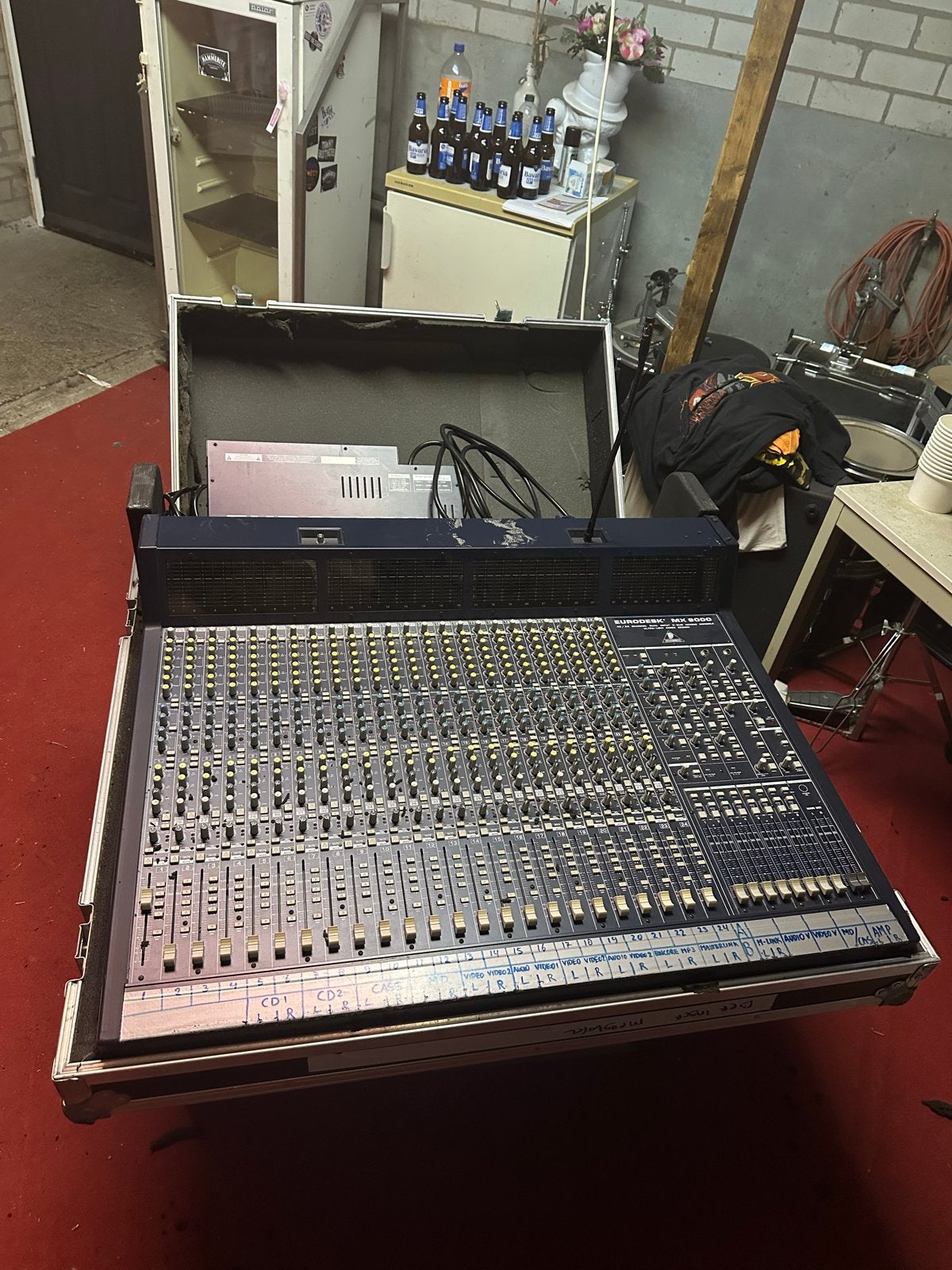Behringer Eurodesk MX9000 Mengpaneel - In goede staat, Muziek en Instrumenten, Mengpanelen, Ophalen, Gebruikt, 20 kanalen of meer