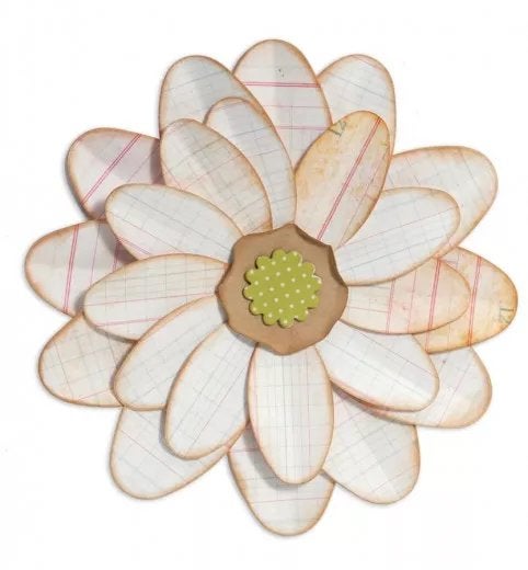 Sizzix Bigz Eileen Hull Flower Petal Power snijmal, Gebruikt, Gereedschap of Toebehoren, Overige merken, Zwart