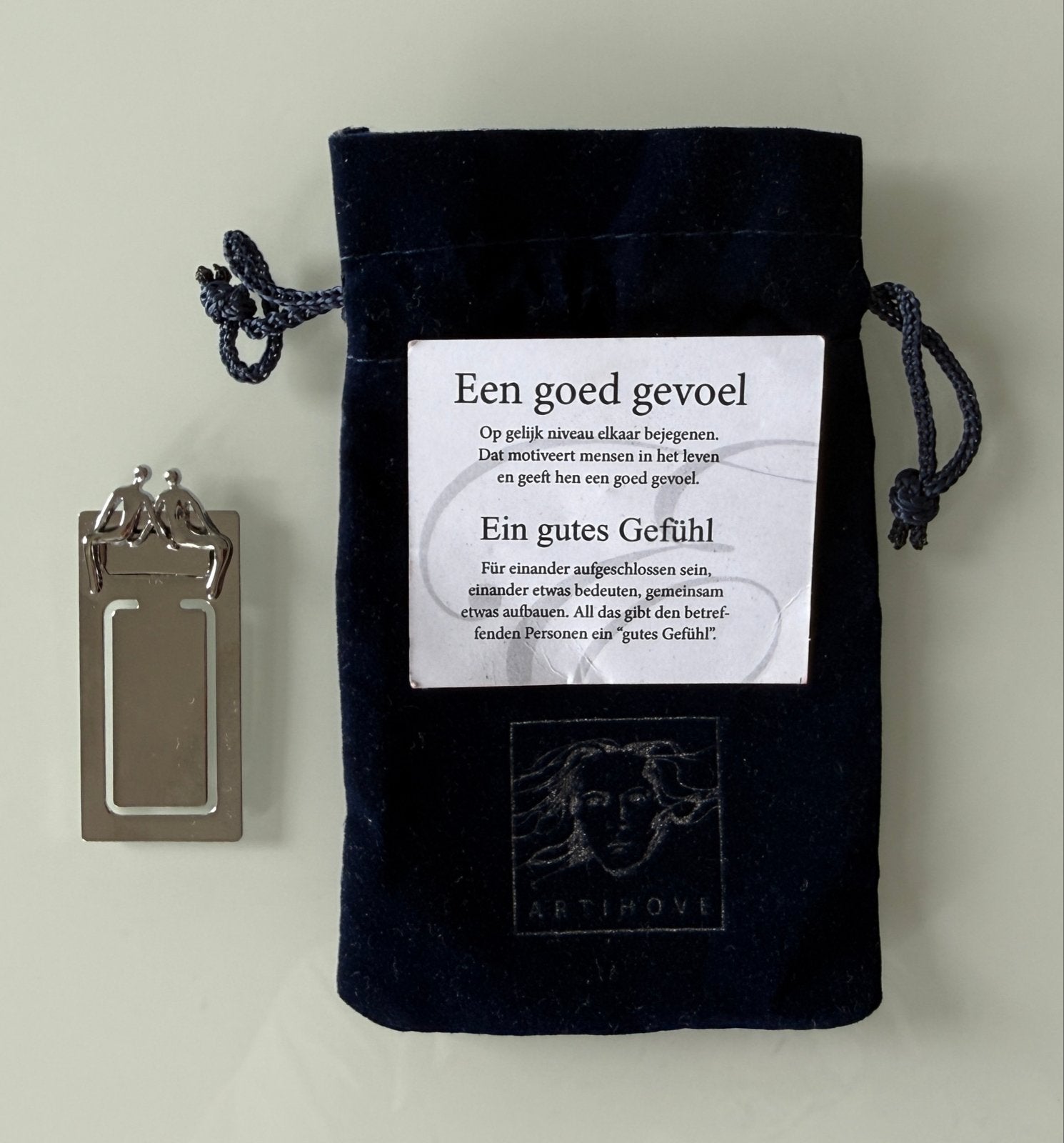 Bijzondere Artihove boekenlegger 'Een goed gevoel', Verzenden, Nieuw