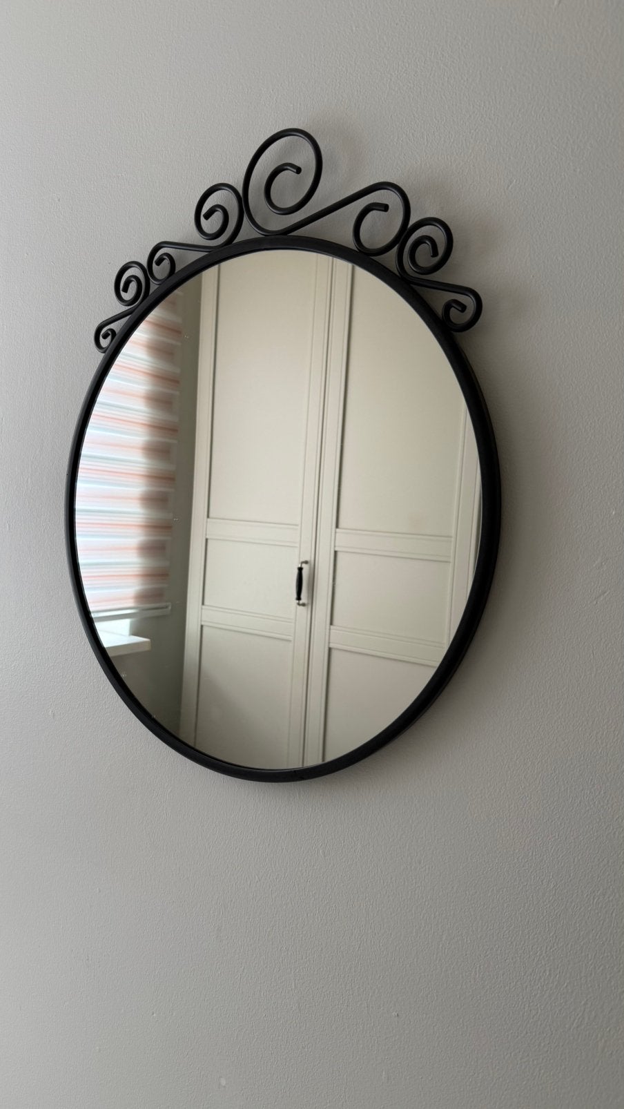 Spiegel ikea, Ophalen, Rond, Zo goed als nieuw, Minder dan 100 cm
