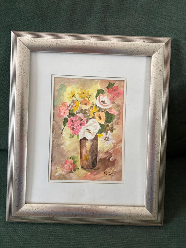 Lijst met foto, vintagelook, Ophalen of Verzenden