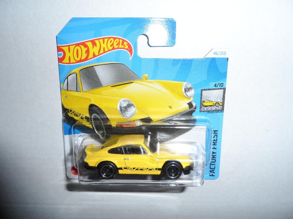 Hot Wheels - Porsche 911 Carrera RS 2.7 (geel) 1:64, Hobby en Vrije tijd, Modelauto's | Overige schalen, Nieuw, Auto, Ophalen of Verzenden