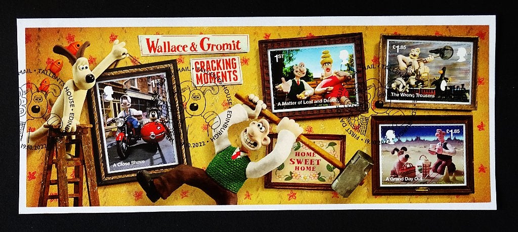 UK / Engeland 2022 Wallace & Gromit Blok, Verzenden, Gestempeld