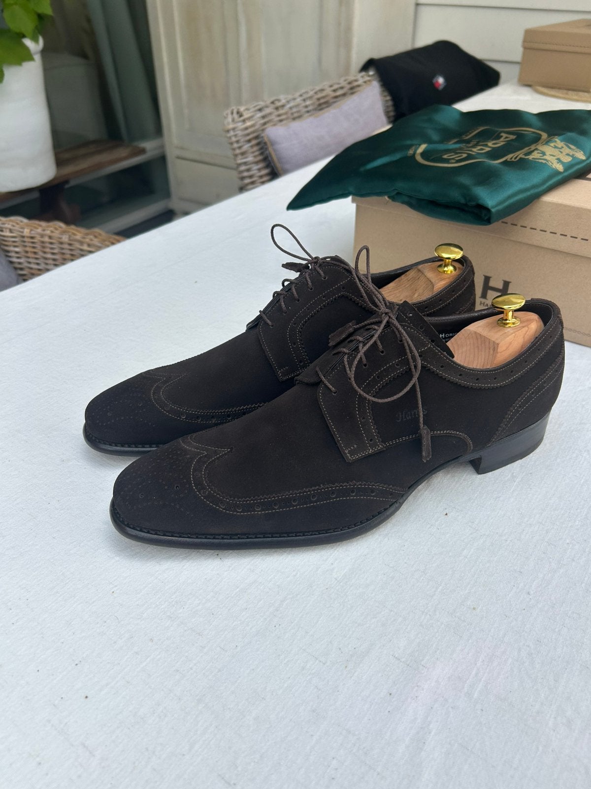 Harris maat 45, Bruin, Nieuw, Ophalen of Verzenden, Veterschoenen