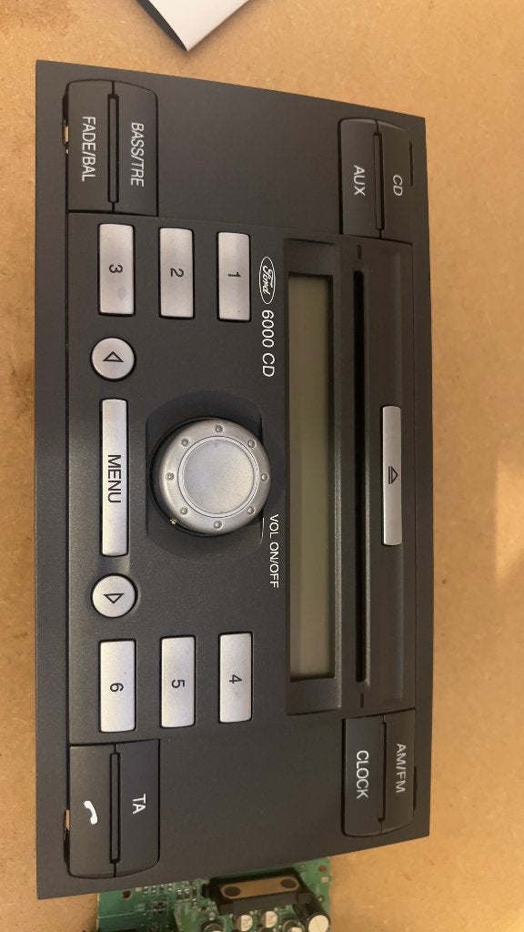 Ford 6000CD Radio Frontpanel & board, Ophalen of Verzenden
