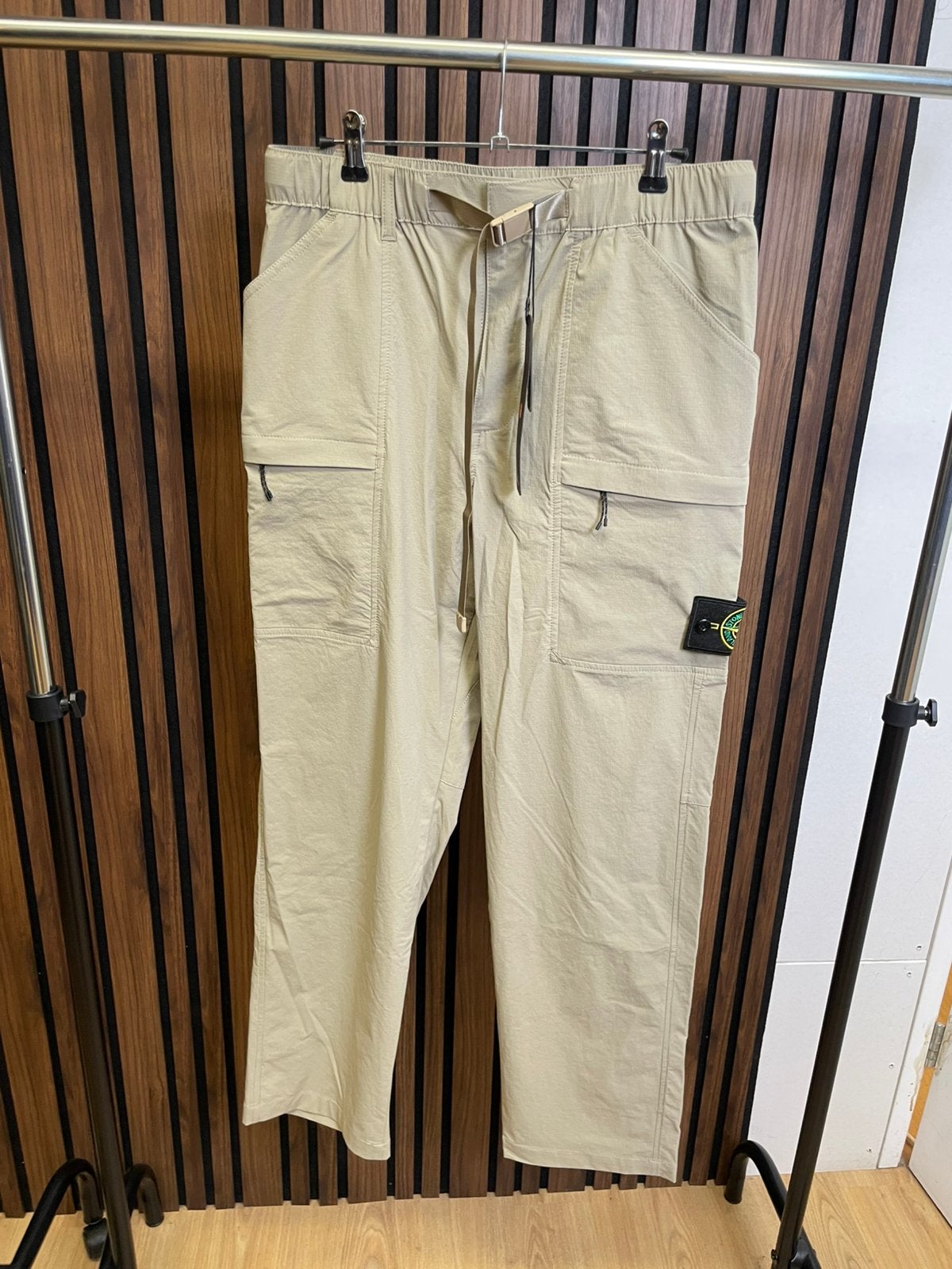 Stone Islan Cargo Broek - Beige - Diverse Maten, Ophalen of Verzenden, Overige maten, Beige