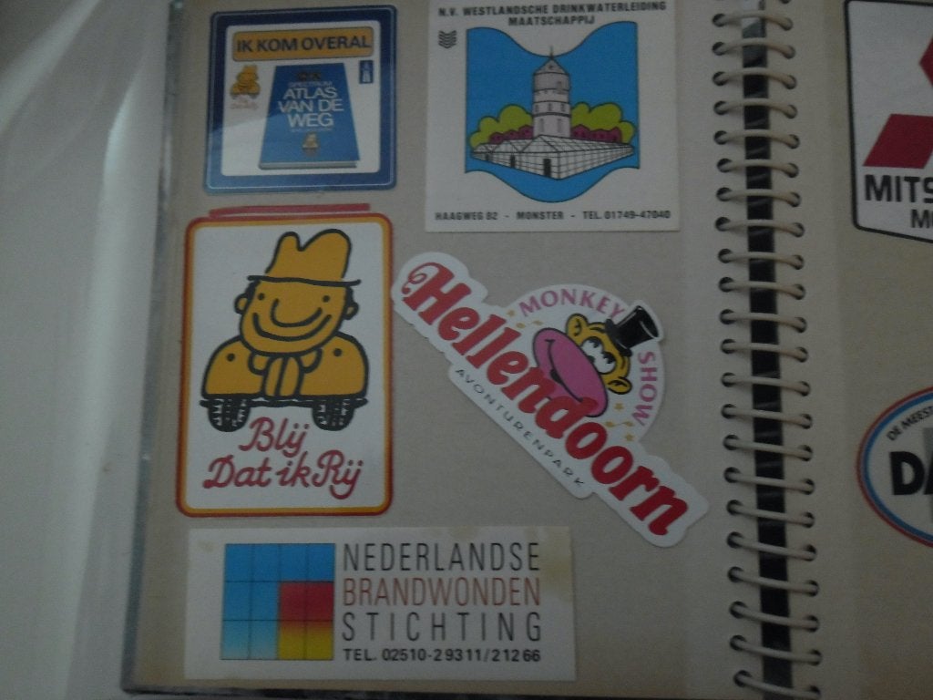 Vintage Stickerboek met diverse stickers, Verzamelen, Ophalen of Verzenden, Nieuw, Overige typen