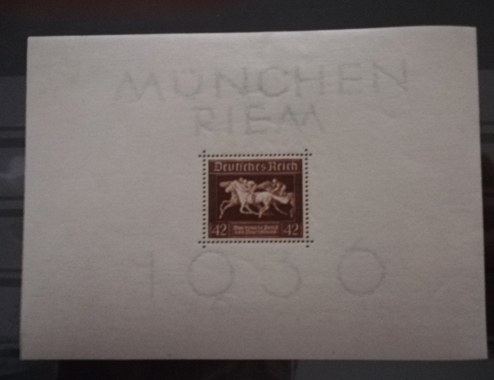 DUITSE RIJK 1936 BLOK 4 pf, Ophalen of Verzenden, Duitse Keizerrijk