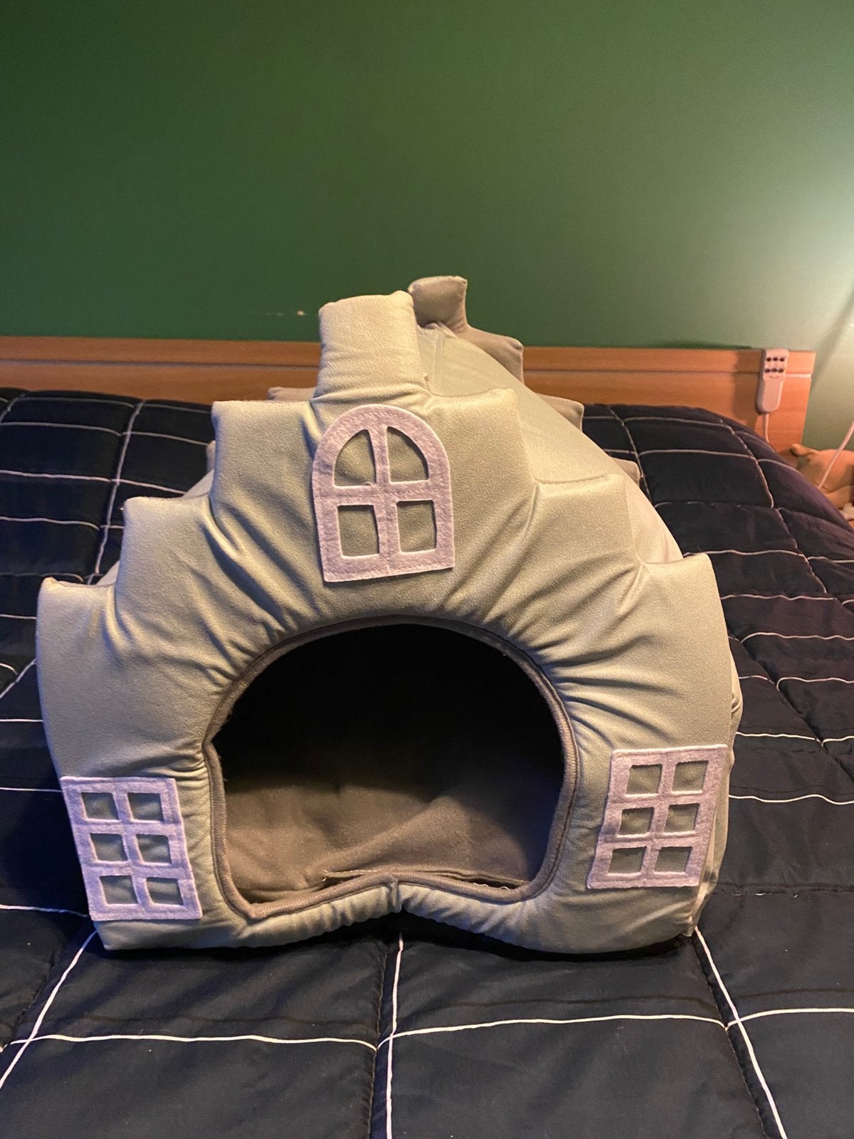 Kattenhuisje zacht (als nieuw), Dieren en Toebehoren, Ophalen of Verzenden, Zo goed als nieuw, Pluche