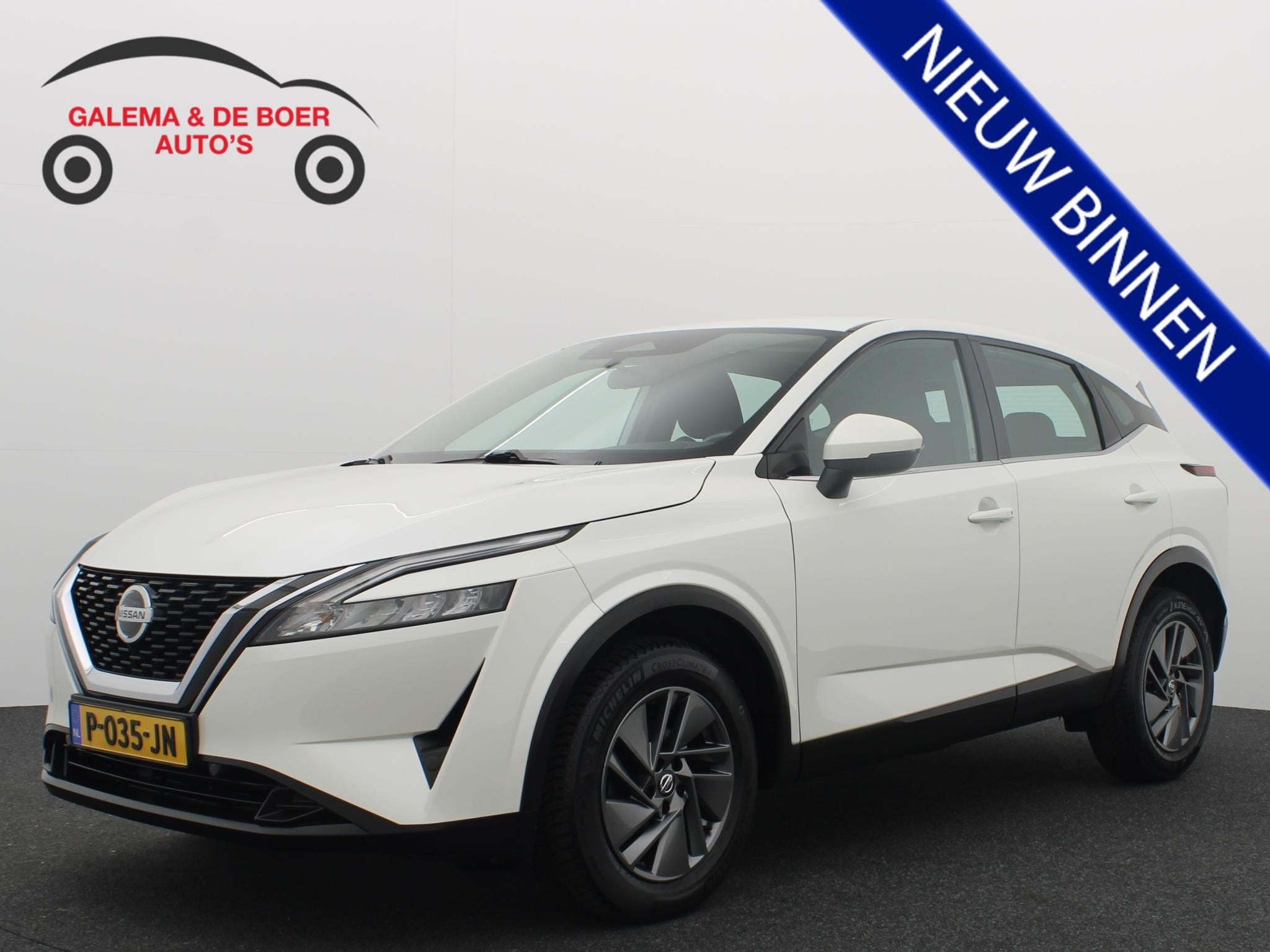 Nissan Qashqai 1.3 MHEV Business Access PARELMOER / CAMERA /, Auto's, Voorwielaandrijving, 1304 kg, Stof, Gebruikt
