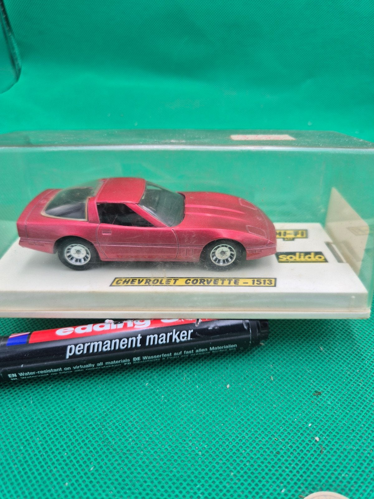 280 Chevrolet corvette 1/43 Solido, Hobby en Vrije tijd, Modelauto's | 1:43, Ophalen of Verzenden, Zo goed als nieuw, Auto, Solido