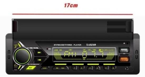 LK-9255U - Autoradio - Lakro - 1-DIN - Bluetooth - Met, Niet ingevuld, Niet ingevuld, Niet ingevuld