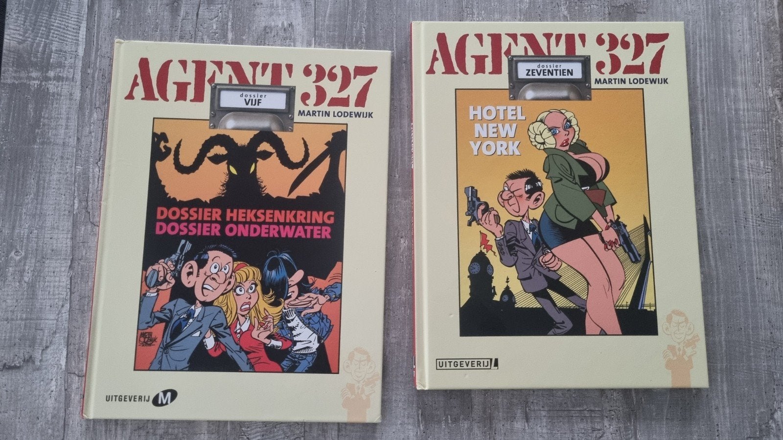 Agent 327 - Dossier Heksenkring/Onderwater & Hotel New York, Meerdere stripboeken, Ophalen of Verzenden, Zo goed als nieuw, Martin Lodewijk