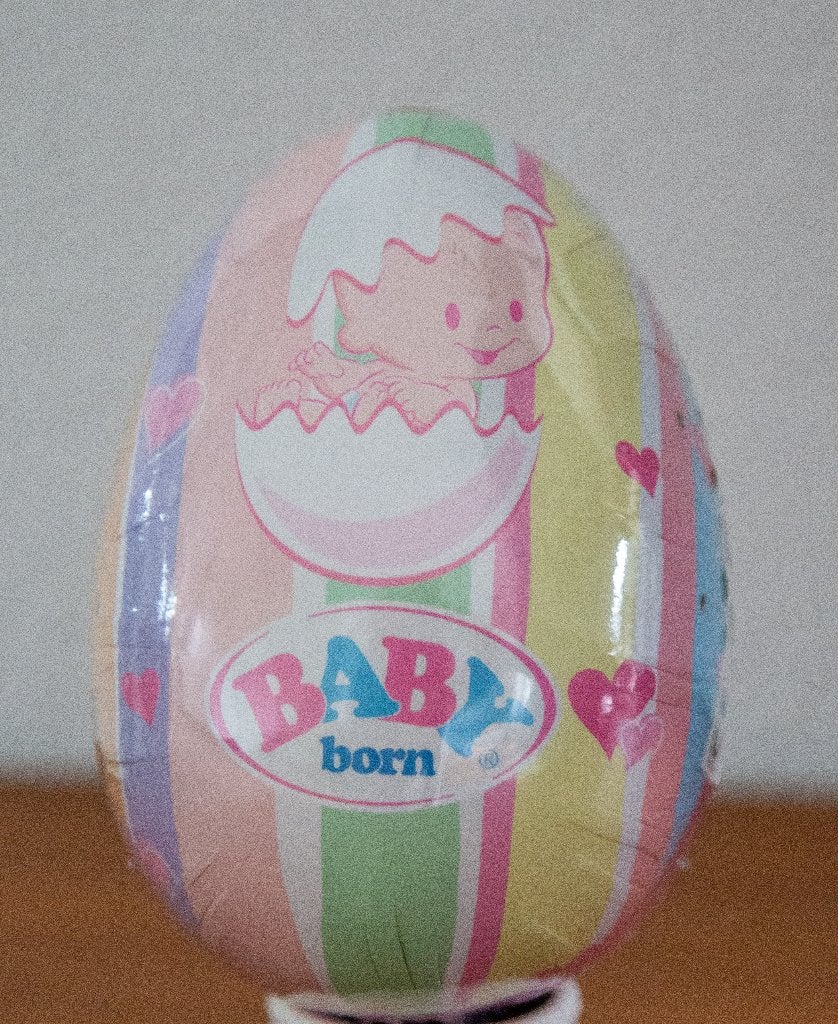 Baby born jurkje in ongeopende Ei nieuw!!, Ophalen of Verzenden, Nieuw, Babypop