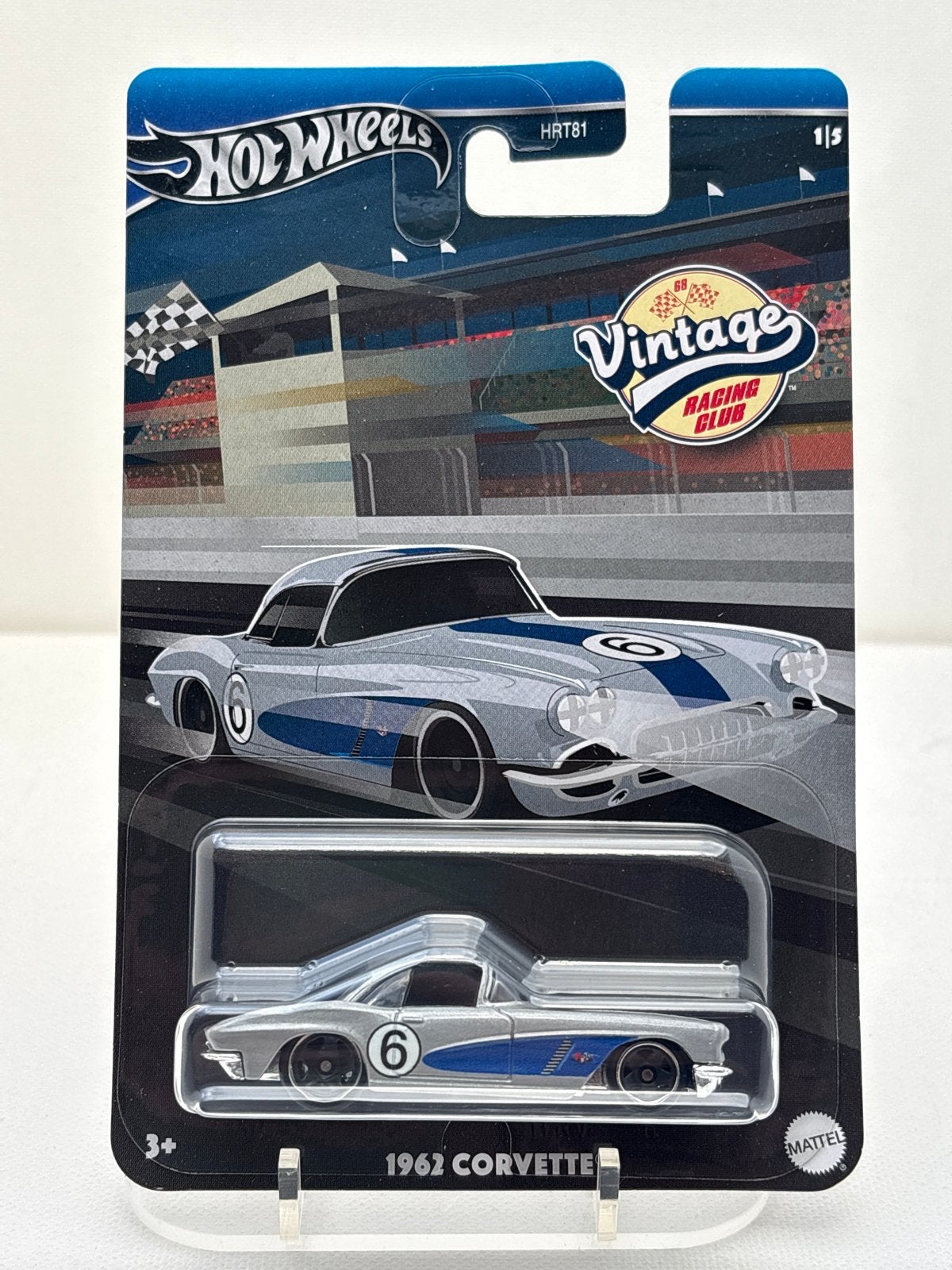 Hot Wheels Vintage Racing Club 1962 Corvette HRT81, Auto, Nieuw, Ophalen of Verzenden, Mattel