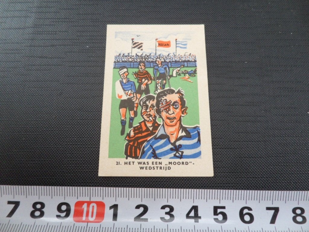 sticker plaatje strip voetbal spreekwoord RIZLA #21, Ophalen of Verzenden, Zo goed als nieuw