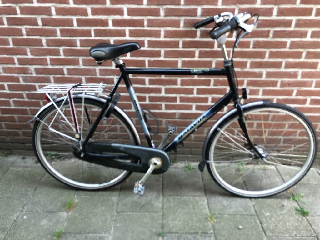 28 inch heren fiets 100 euro, Fietsen en Brommers, Fietsen | Heren | Herenfietsen, Ophalen, Gebruikt, Overige merken, Versnellingen