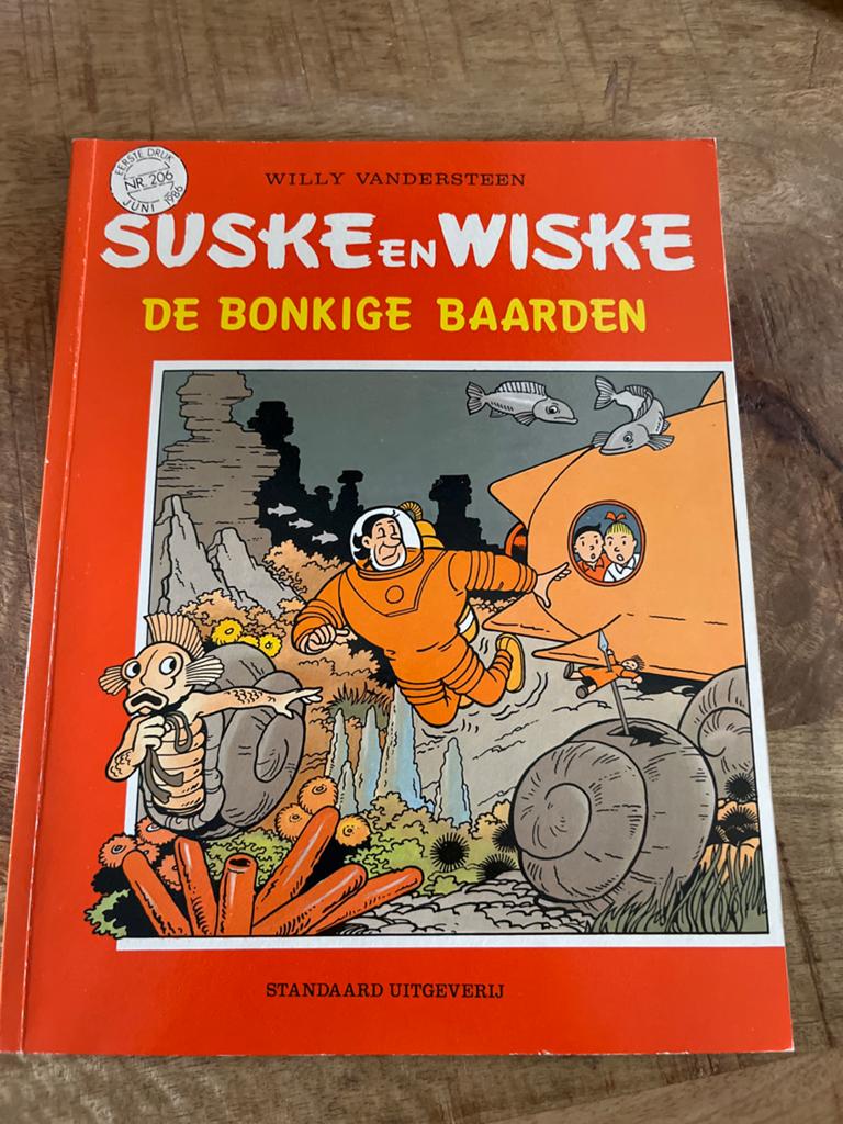 Suske en Wiske: De Bonkige Baarden (Eerste Druk 1986), Boeken, Eén stripboek, Ophalen of Verzenden, Zo goed als nieuw