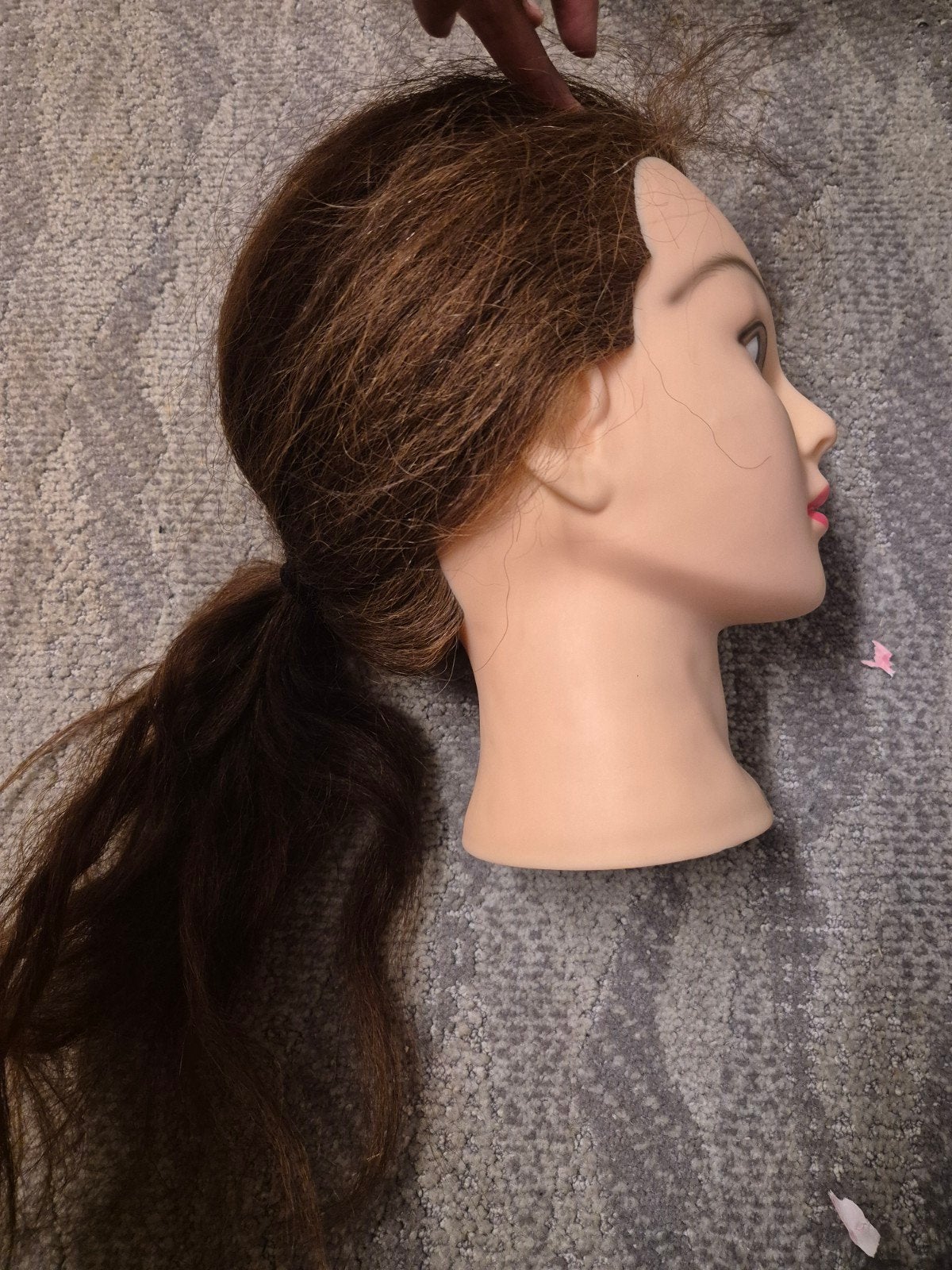 Oefenhoofden met haar en tafelklem, Ophalen of Verzenden, Gebruikt, Overige typen