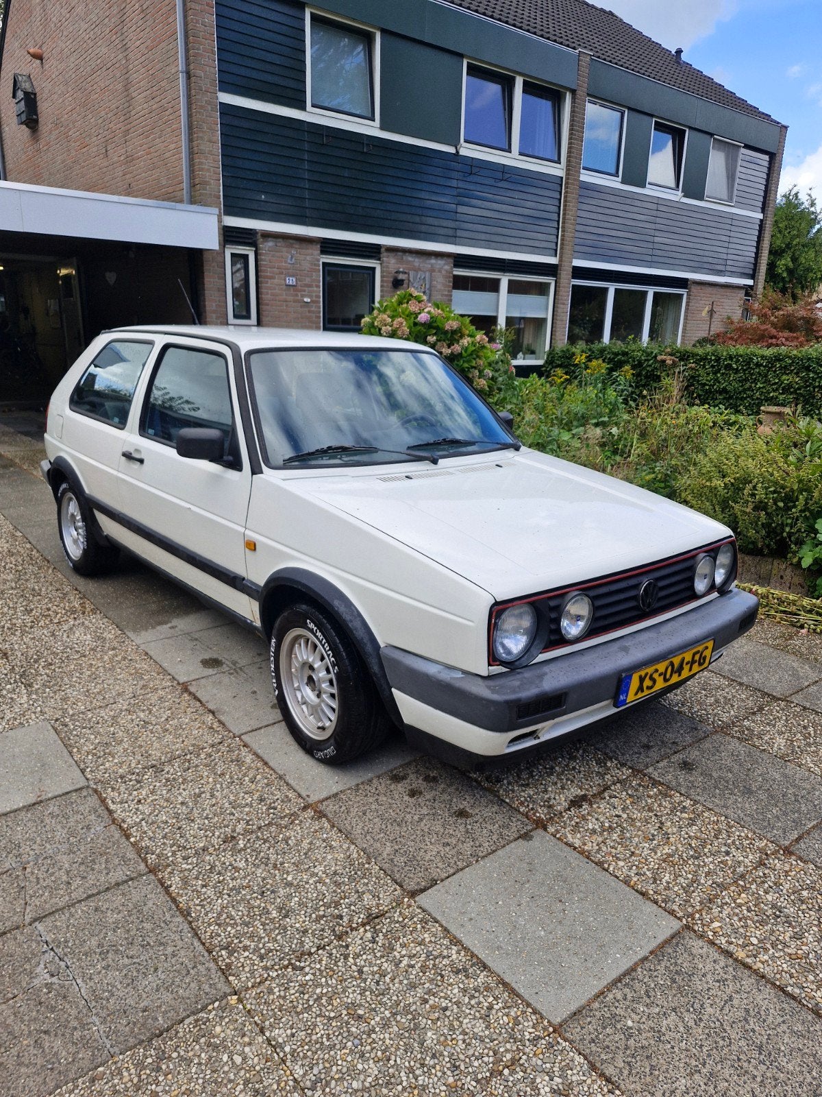 Volkswagen Golf 1.3 40KW U9 1989 Wit, Auto's, Voorwielaandrijving, 410 kg, 54 pk, 4 cilinders