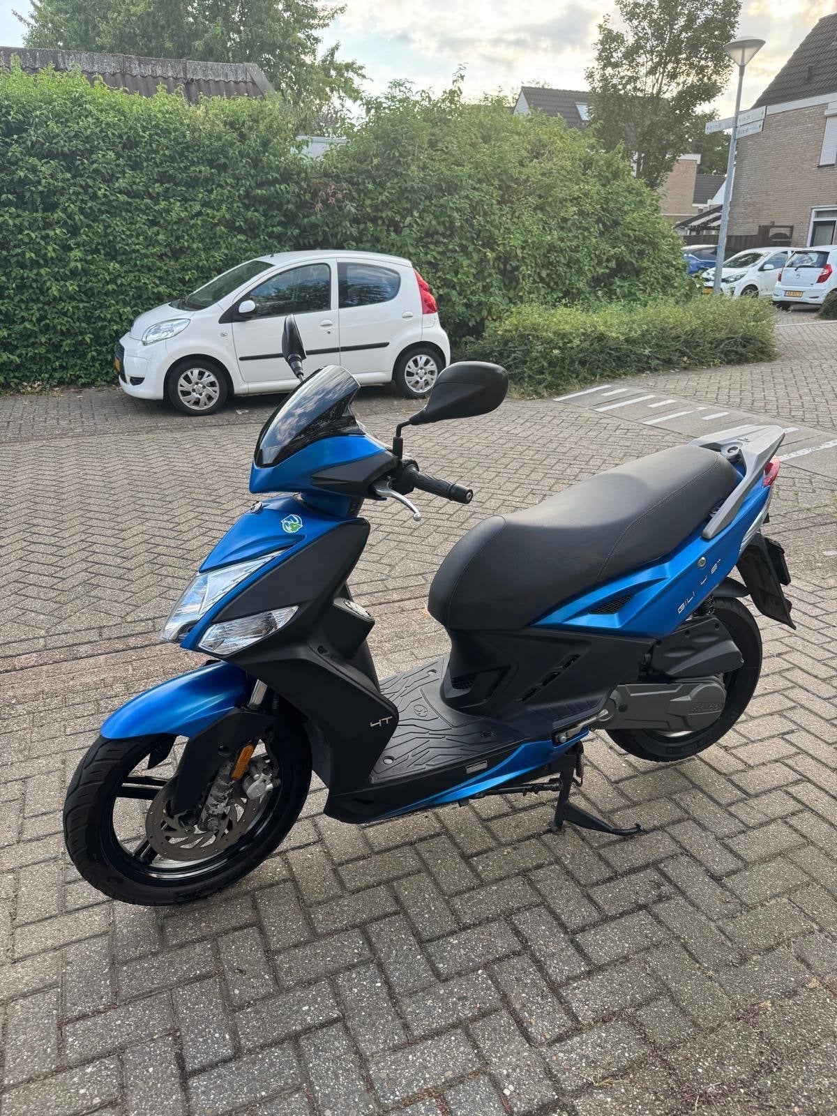 Kymco Agility 16+ 50cc Scooter - Blauw,, Ophalen, Zo goed als nieuw, Benzine, Kymco