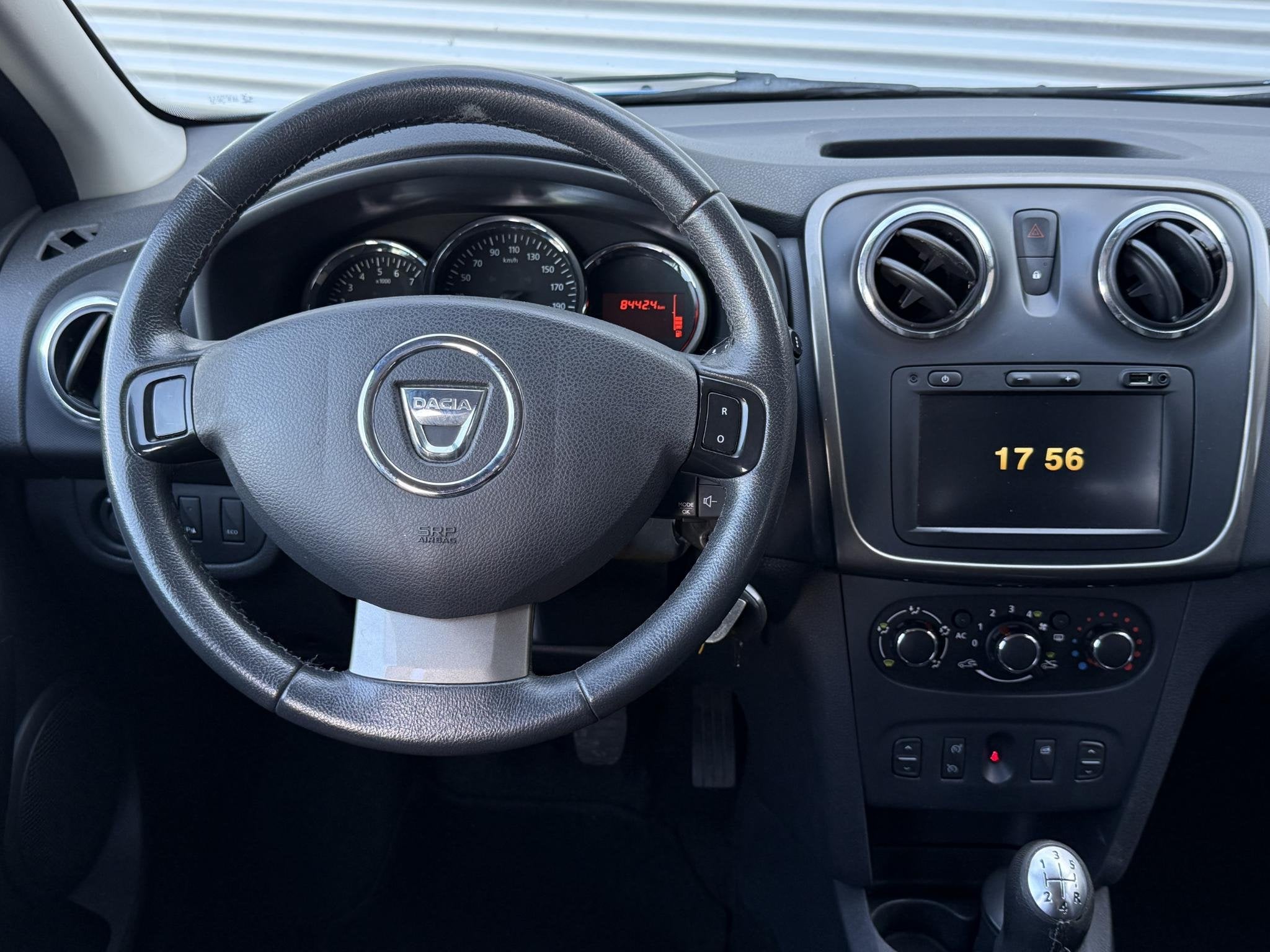 Dacia Sandero 0.9 TCe Stepway Lauréate Navi|Airco|Cruise|PD, Auto's, Voorwielaandrijving, Stof, Blauw, Origineel Nederlands