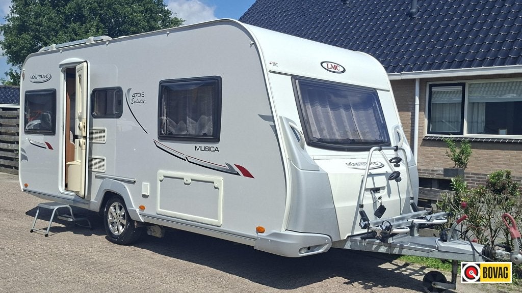 LMC Musica 470 E incl. Mover en voortent !, Caravans en Kamperen, Caravans, Standaardzit, Schokbreker, Overige typen, Bedrijf