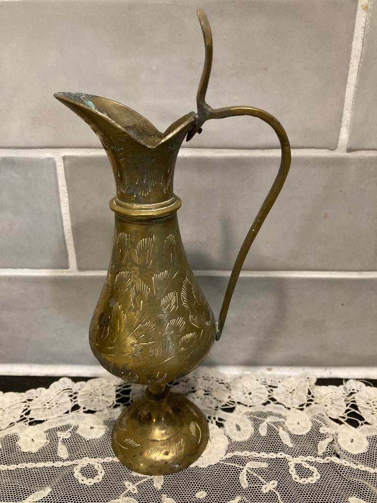 Koperen schenkkannetje (210324), Antiek en Kunst, Antiek | Koper en Brons, Ophalen of Verzenden, Koper