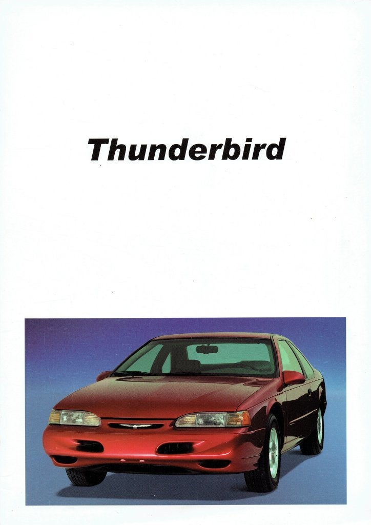 Folder Ford Thunderbird (ca.1997), Verzenden, Gelezen, Ford