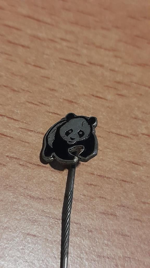 Vintage Panda Speldje - WWF Stijl, Verzamelen, Verzenden, Gebruikt