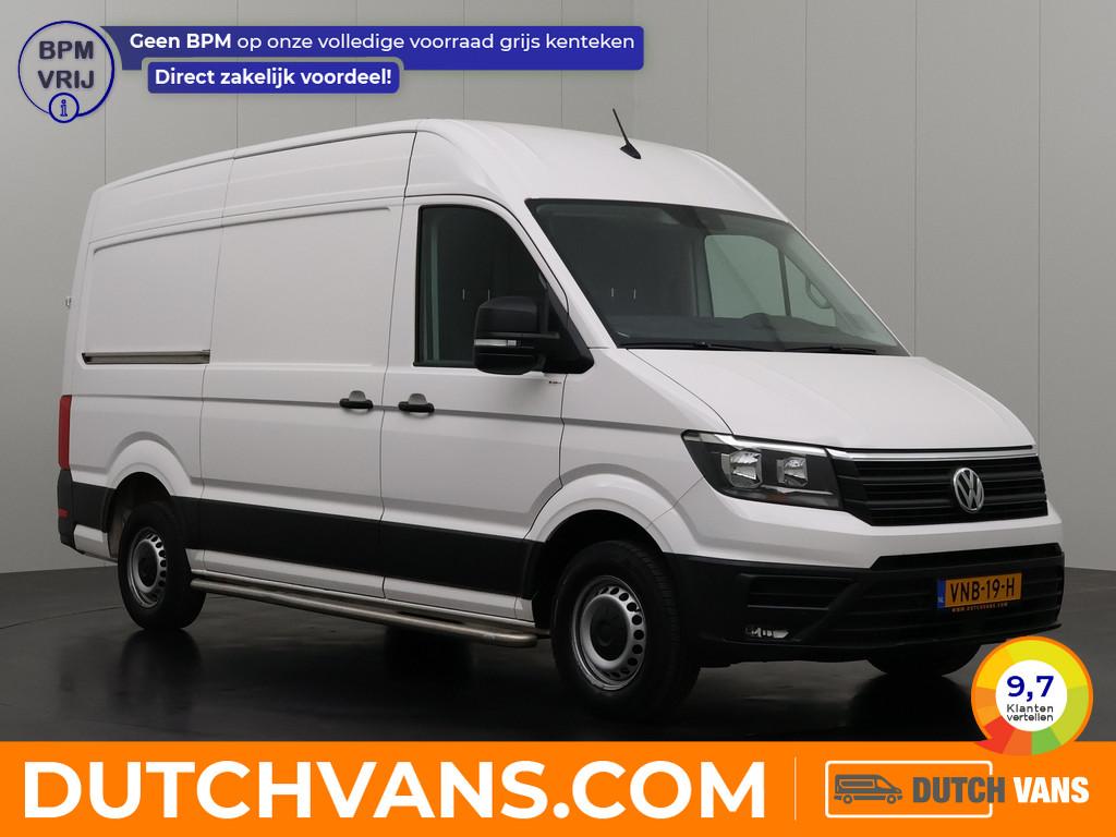 Volkswagen Crafter 2.0TDI 140PK DSG Automaat L3H3 | Navigati, Auto's, Bestelauto's, Stof, Gebruikt, Euro 6, 4 cilinders