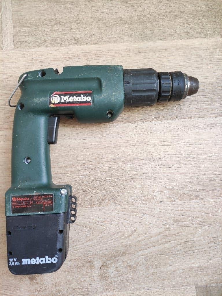 Metabo 112 accuschroefmachine, Doe-het-zelf en Verbouw, Ophalen, Gebruikt, Variabele snelheid, Boor- en Schroefmachine