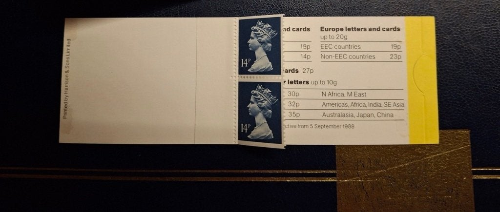 postzegelboekje engeland HB 0-97 D 1 combinatie, Verzenden, Postfris
