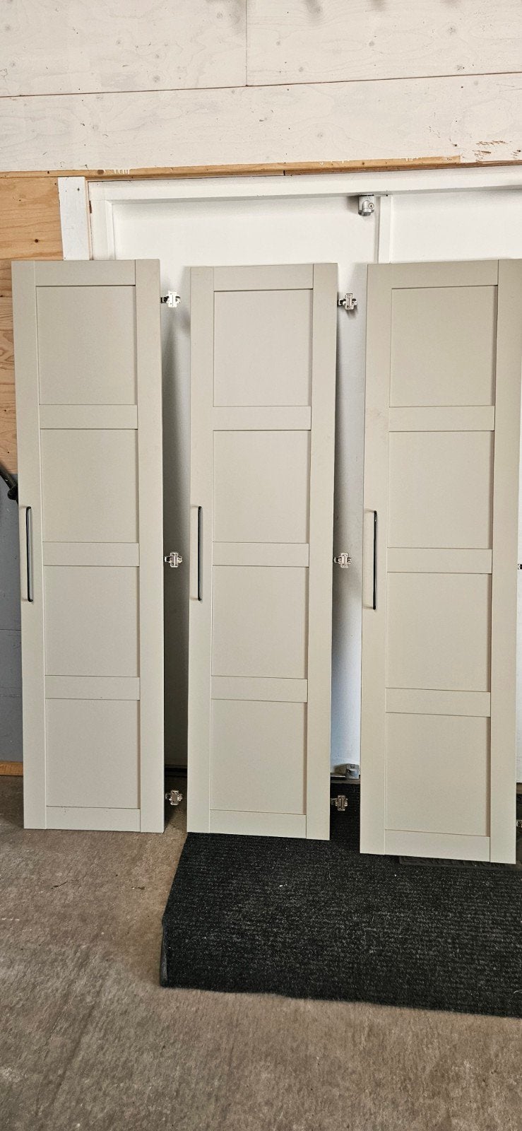 3x Bergsbo deur grijsbeige 195 x 50 cm, Doe-het-zelf en Verbouw, Minder dan 80 cm, Binnendeur, Minder dan 200 cm, Ophalen of Verzenden