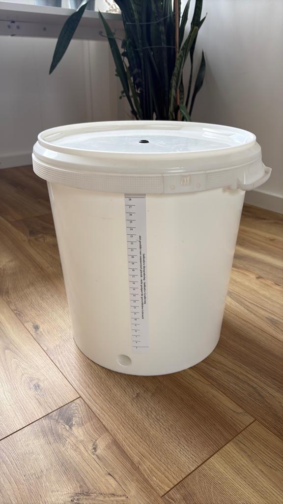Vergistingsvat 30 liter voor bier brouwen - 1x gebruikt, Hobby en Vrije tijd, Ophalen of Verzenden, Zo goed als nieuw
