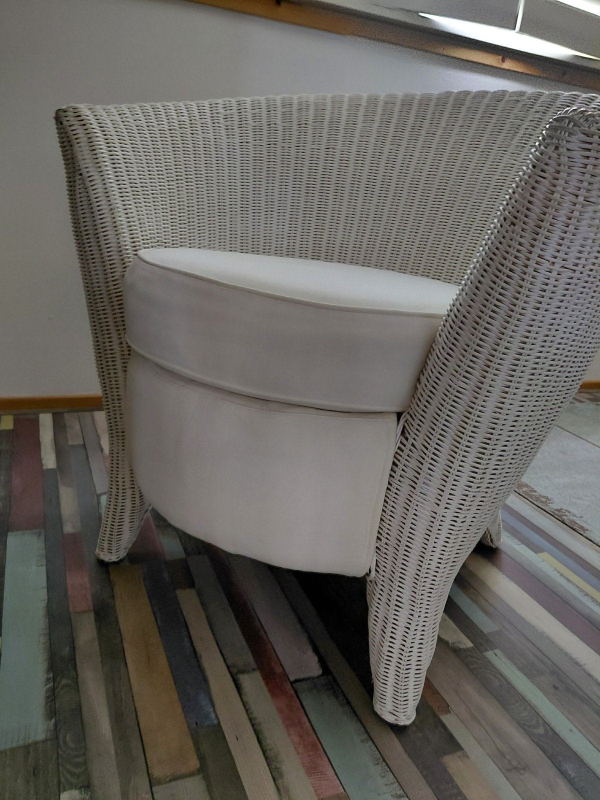 Pitriet fauteuil, Ophalen, Gebruikt, Riet of Rotan